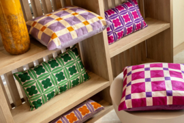 Kussen Blocks deep lavender purple