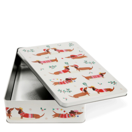 Rex London voorraadblik festive kerst teckels
