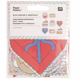 Rico Design x Redfries cadeaulabels