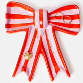 Doiy bow trinket tray strik