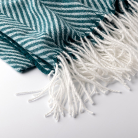 Plaid Josefien deep lake blue