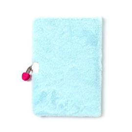 Dagboek met slot fluffy unicorn