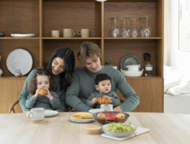 Feetje Pyjama wafel Zeegroen Family Limited Edition volwassene