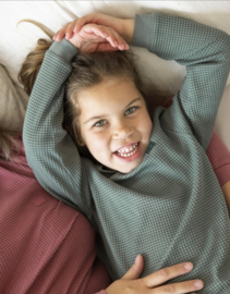 Feetje Pyjama wafel Zeegroen Family Limited Edition