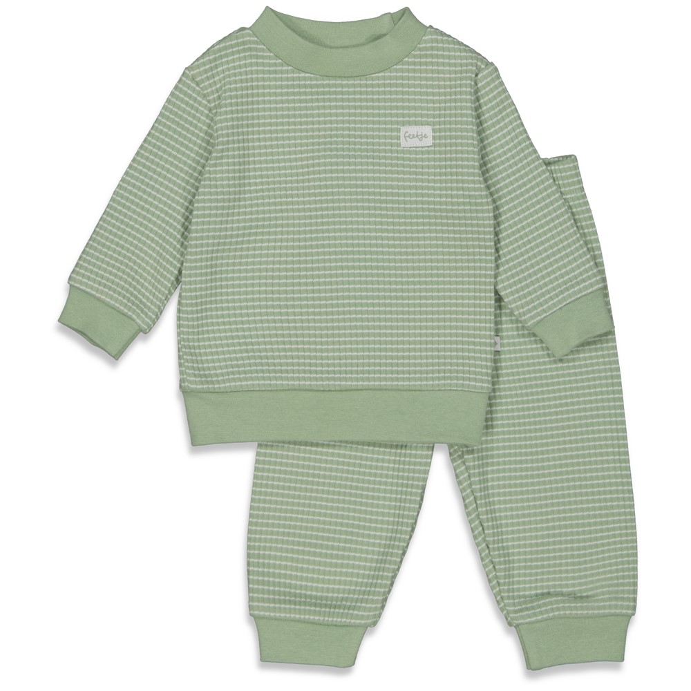 Feetje pyjama Green Melange