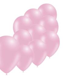 Ballonnen roze 10 stuks