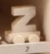 Houten letter Z