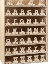 Kraamcadeau lettertrein diverse mogelijkheden