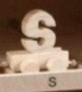 Houten letter S