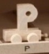 Houten letter P