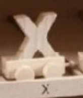 Houten letter X
