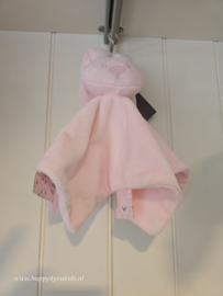 Nattou knuffel doek licht roze
