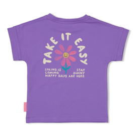 Jubel T-shirt met backprint Rolling into Spring 91700426