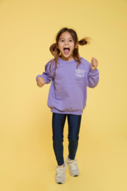 Jubel sweater met backprint Rolling into Spring