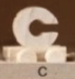 Houten letter C