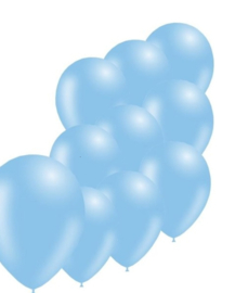 Ballonnen blauw 10 stuks