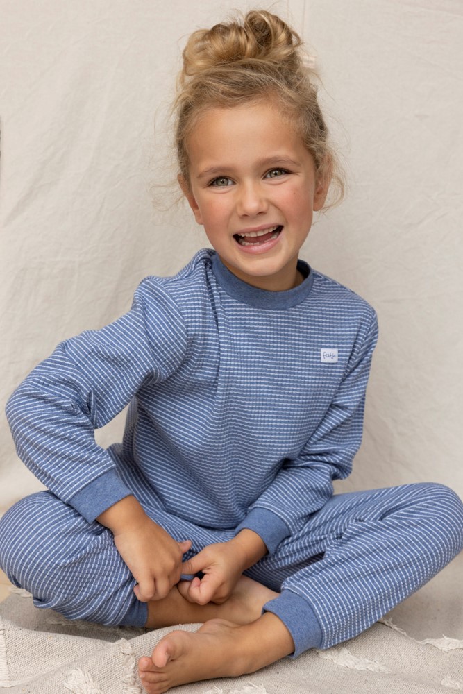 Feetje pyjama Blue Melange