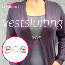 Vestsluiting  - The Round Silver