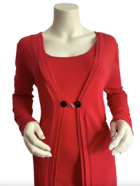 T-Bar Vestsluiting - The Classic - mat zwart
