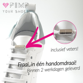 Vetercapsule + één paar elastische veters