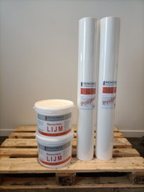 Renovlies Pro behang Glad 150 grams 100m2 + 20kg lijm