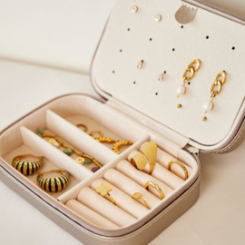 Anello Orecchino & Borchie Organizer Jewelry Box per ragazze adolescenti  Mostra i tuoi anelli e orecchini Gioielli Contenitore e scatola di  visualizzazione per spogliatoio o viaggi