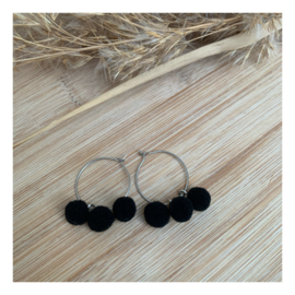 Earrings Pompon