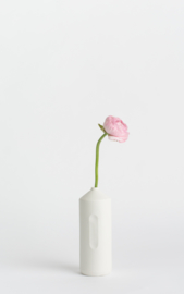 # 2 porcelain vase, white