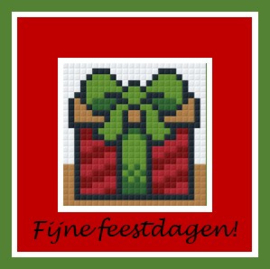 Kerstcadeautje rood