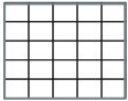 Aluminium lijst 5 x 5 zwart