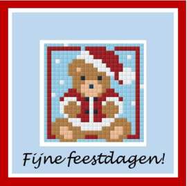 Kerstbeer rood voor