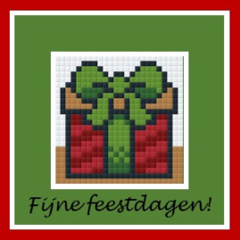 Kerstcadeautje rood
