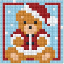 Kerstbeer rood voor