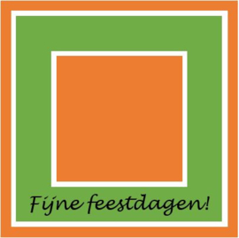 Kerstkaars oranje