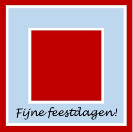 Kerstbeer rood zij