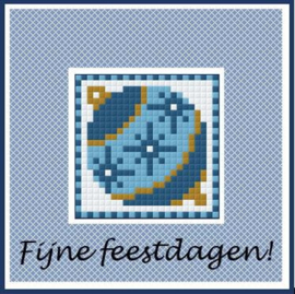 Kerstbal blauw