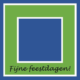 Kerstkaars blauw