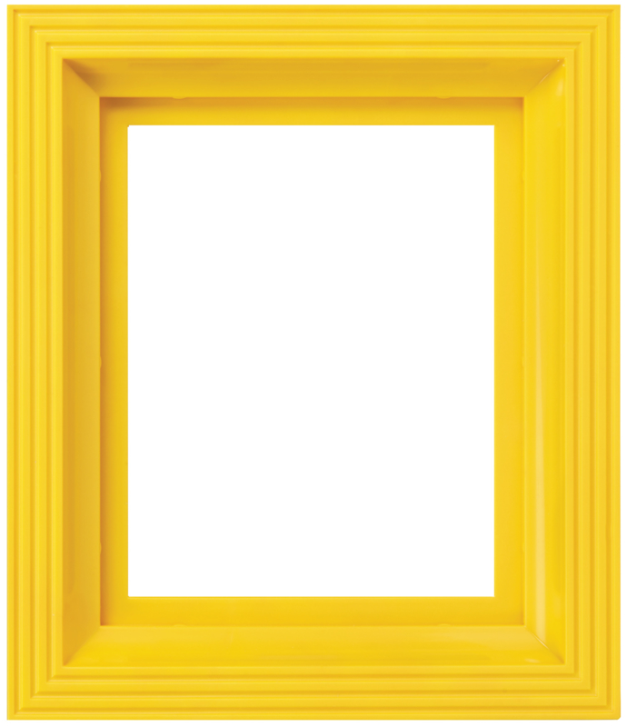 Slepen Stralend Meter Kunststof lijst geel | Lijsten | Pixel Atelier Leerdam