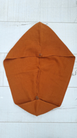 Hydrofiel haarwrap Volwassene Cognac