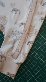 Jumpsuit mini safari beige