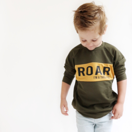 Sweater Roar (of tekst naar keuze)