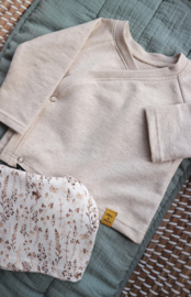 Overslag Longsleeve Beige Oatmeal