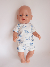 Zomersetje pyjama pop 43 cm  Mus