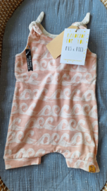 Onesie Knoop zomer roze golven