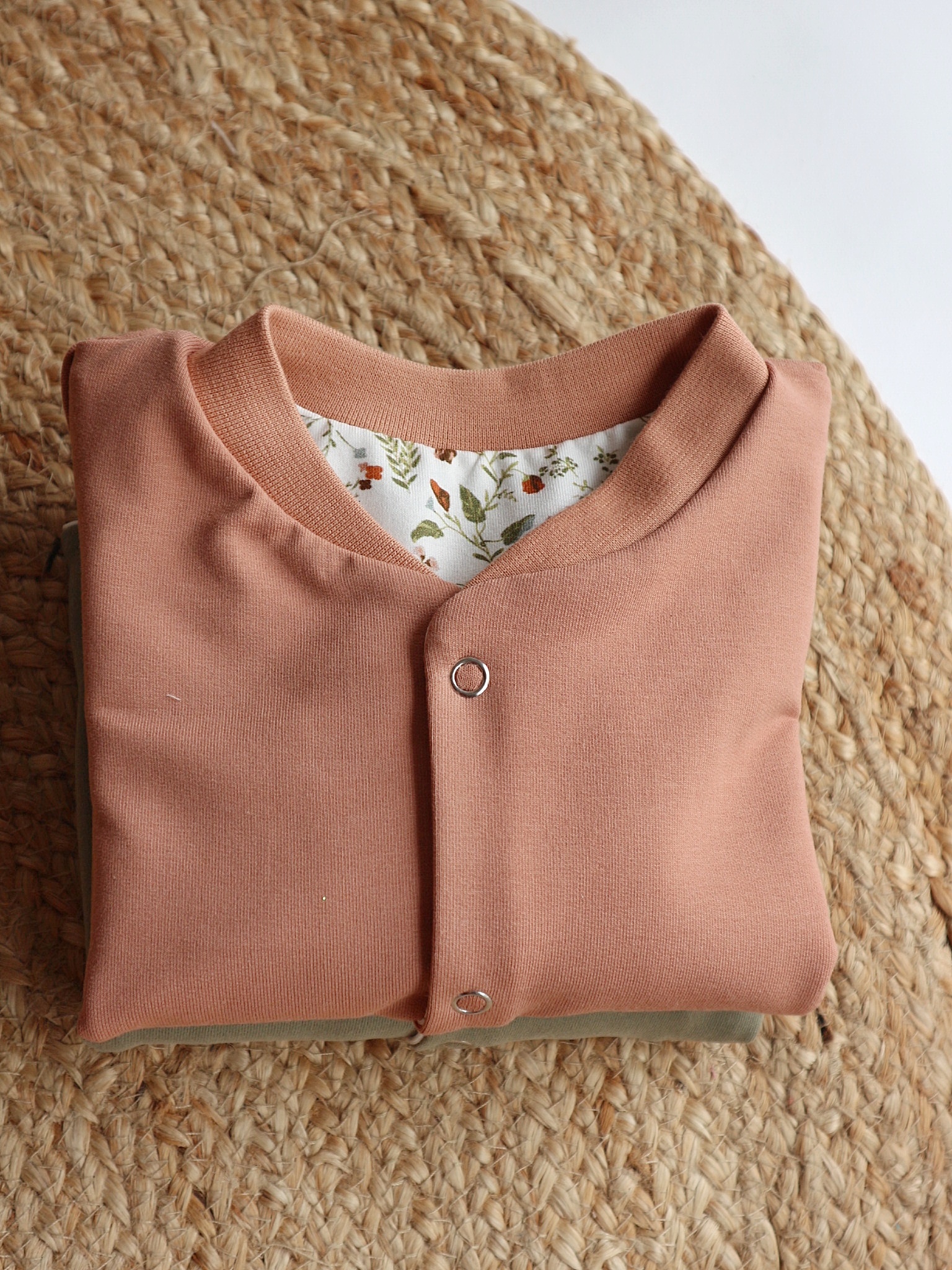 Omkeerbaar Jasje millefleur peach