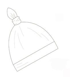 Baby Knoop Mutsje meerdere opties