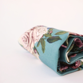 Legging Roses  Old Green