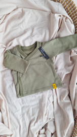 Overslag Longsleeve Olijf 50