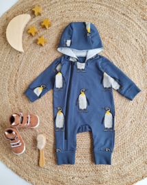 Onesie Boxpakje Rits 62-68 Pinguins