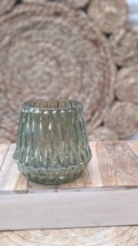 Theelicht houder groen | Klein
